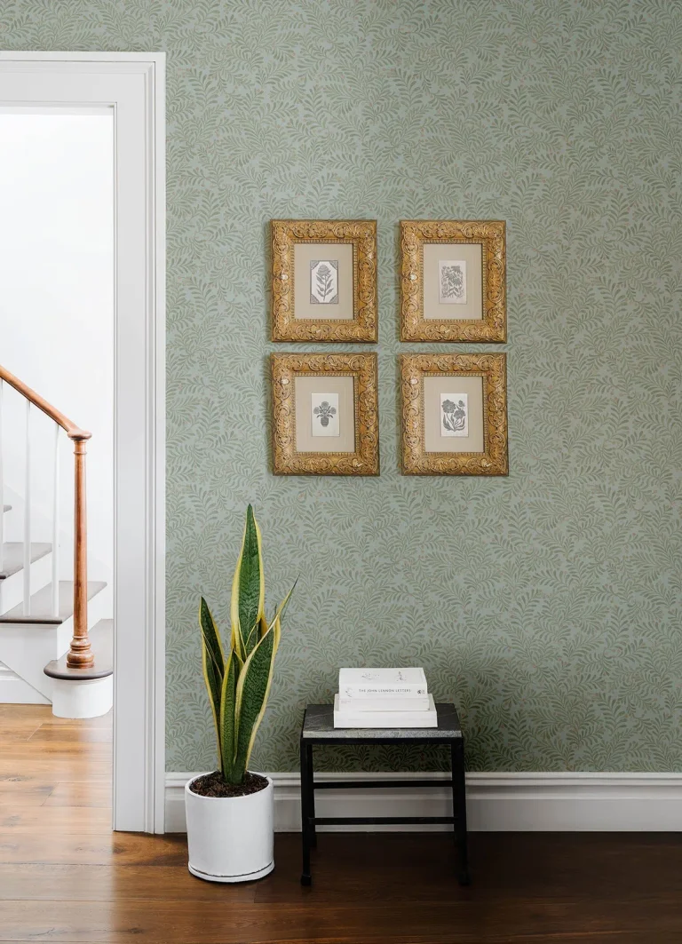 Chesapeake Chrysantha Berry Branches Wallpaper - Aqua — Ảnh 4