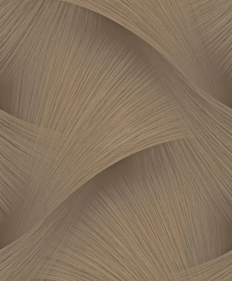 Etched Reeds Abstract Wallpaper - Coffee — Ảnh 3