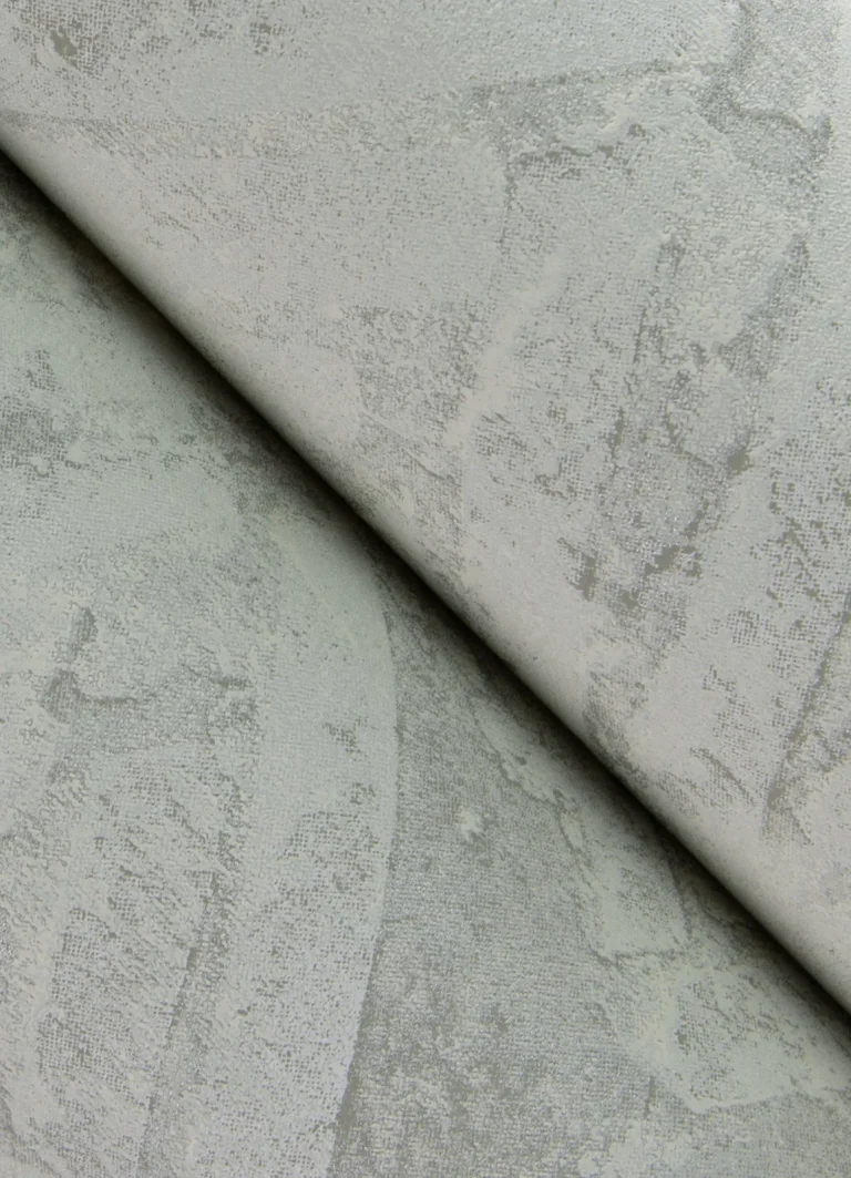 Amesemi Distressed Herringbone Wallpaper - Light Grey — Ảnh 4
