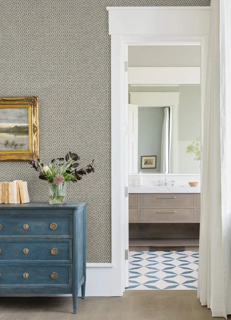Hui Paper Weave Grasscloth Wallpaper - Denim — Ảnh 2