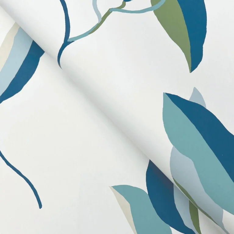 Brushwork Branches Wallpaper - Alpine & Cobalt — Ảnh 4