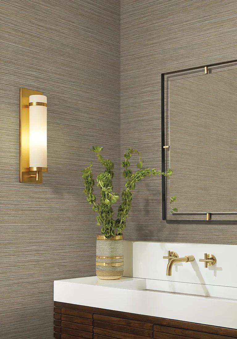 Candice Olson Stacked Bamboo Wallpaper - Light Brown - COD0638 — Ảnh 5