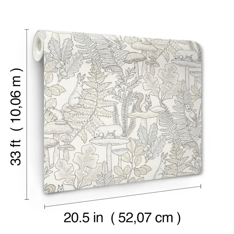 Chesapeake Holt Woodland Wallpaper - Neutral — Ảnh 6