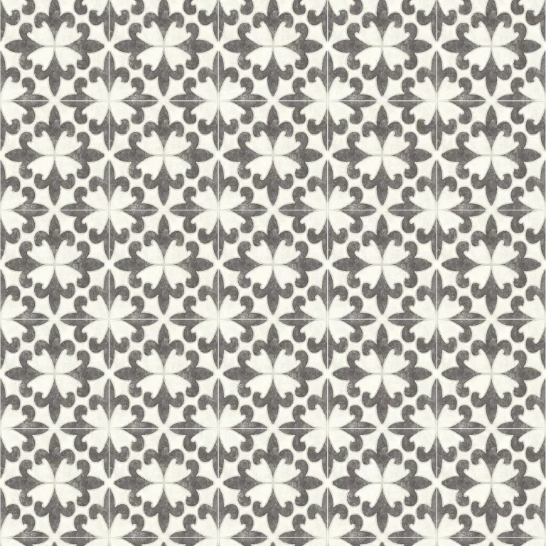Chesapeake Remy Fleur Tile Wallpaper - Black — Ảnh 3