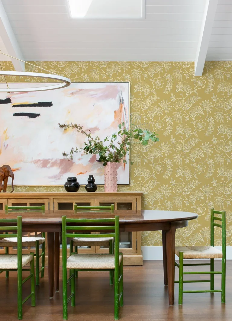 Maeve Jacobean Trail Wallpaper - Mustard — Image 3