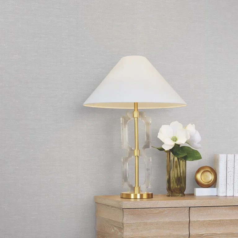 Hempfield Weave Loomed Wallpaper - Light Grey — Ảnh 4