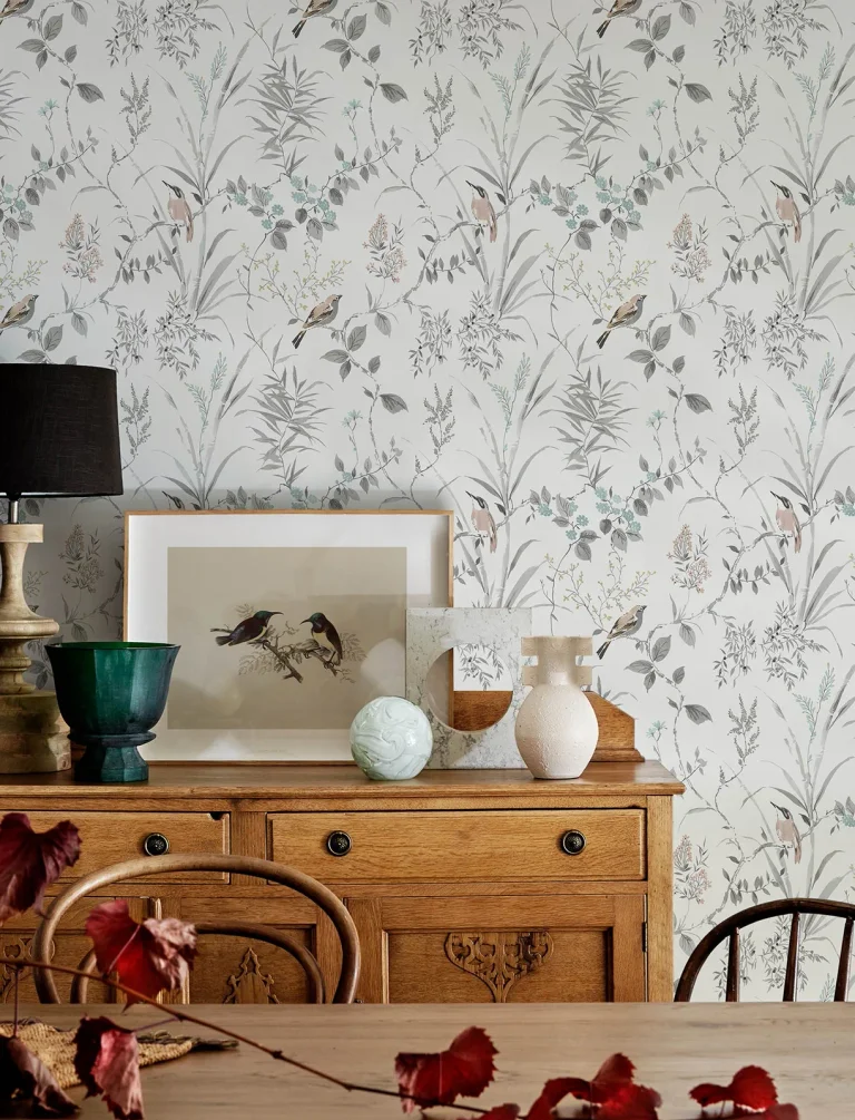 Chesapeake Imperial Garden Botanical Wallpaper - Neutral — Ảnh 3