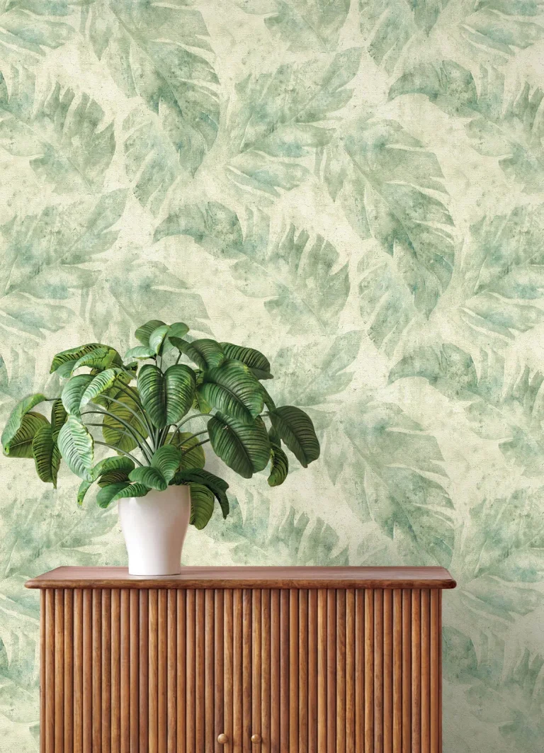 Sanne Palm Wallpaper - Green — Ảnh 2