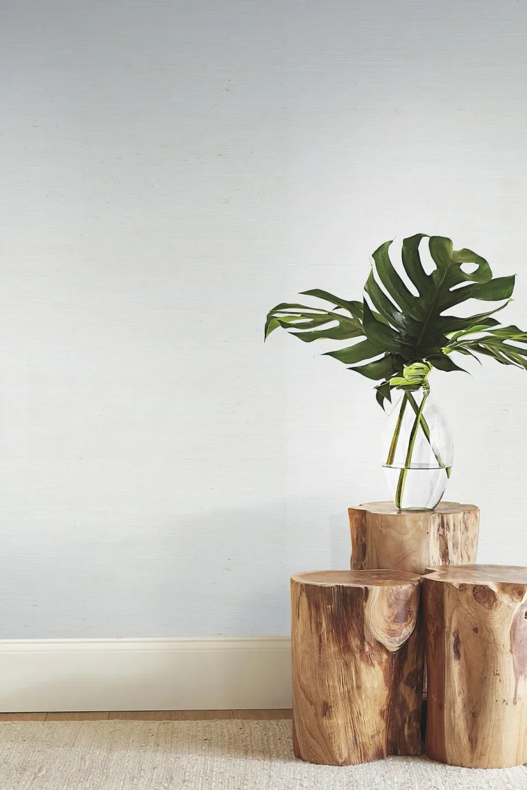 Makasa Sisal Wallpaper - White — Ảnh 5