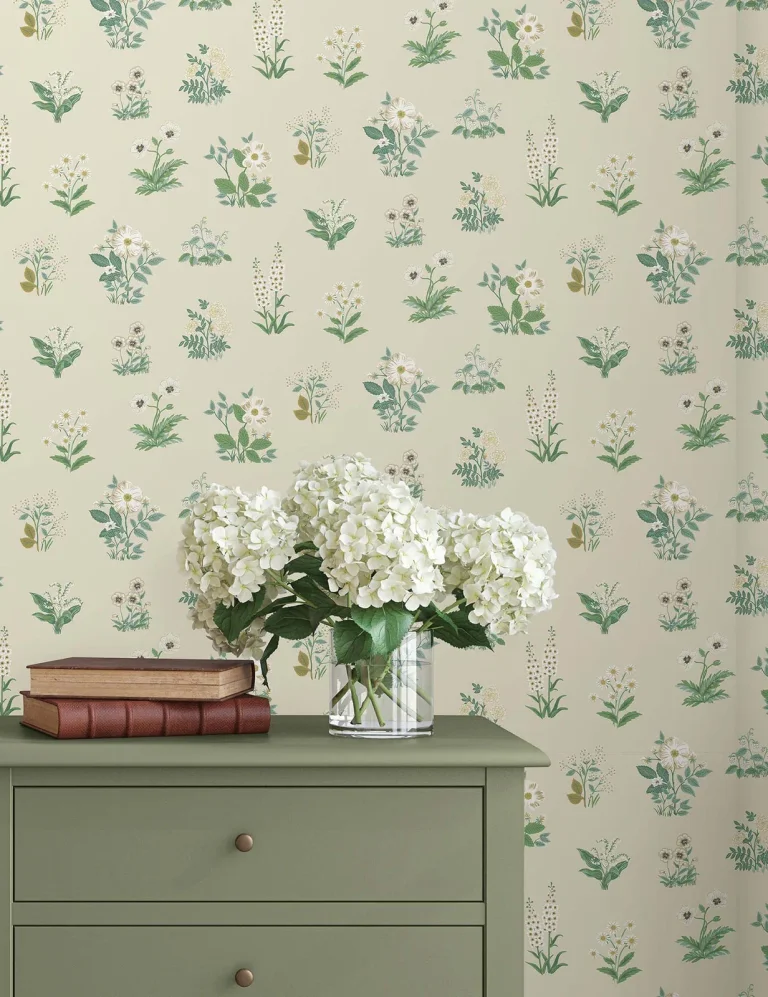 Rifle Paper Co. Botanical Wallpaper - Cream — Ảnh 4