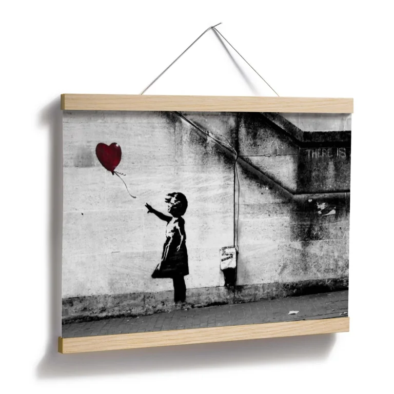 Banksy - "Girl With Balloon" Poster - 30 x 24cm — Ảnh 6