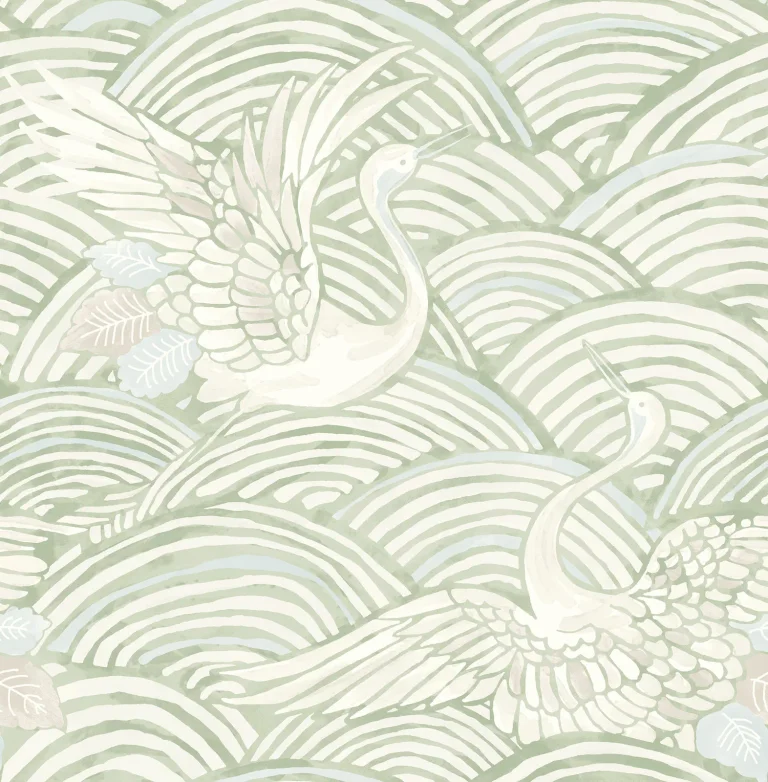 Egret Wallpaper - Sage — Ảnh 5