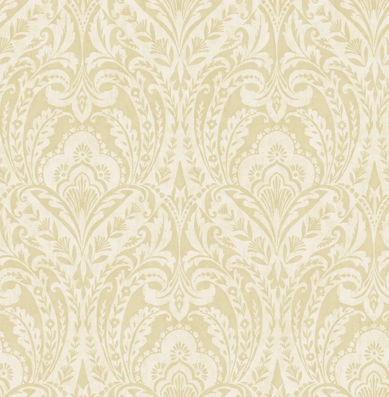 Berkshire Damask Wallpaper - Butter — Ảnh 4