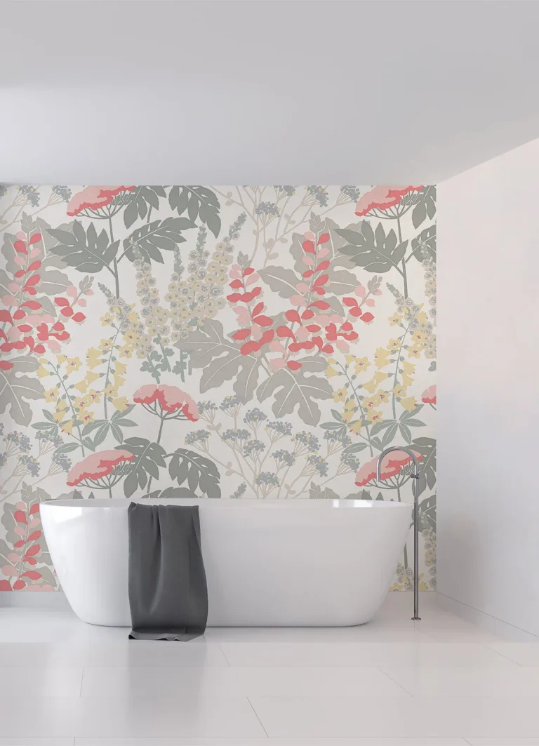 Paradise Wall Mural - Pink — Image 3