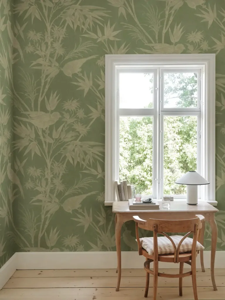 Celeste Mural, Green – Nature-Inspired Mural — Ảnh 2