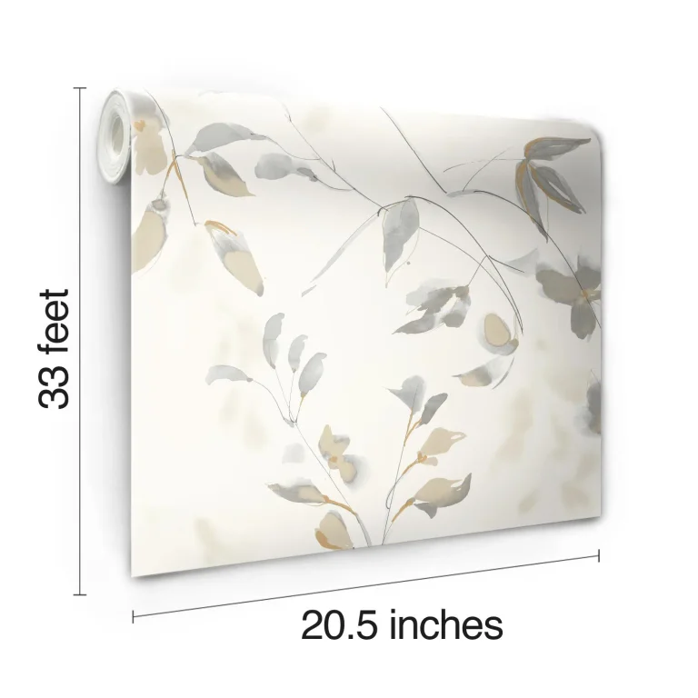 Linden Flower Wallpaper - Soft Neutral — Ảnh 3