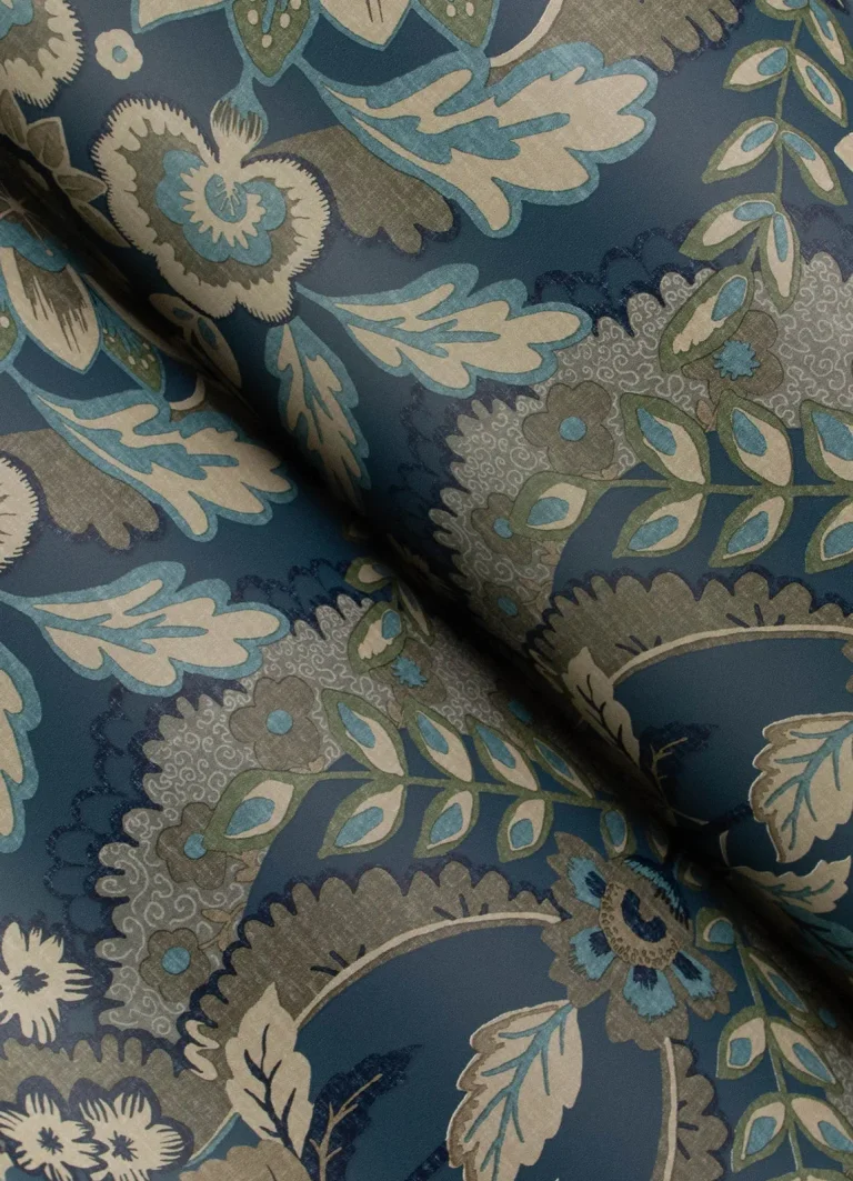 Chris Loves Julia Collins Damask Wallpaper - Teal — Ảnh 6
