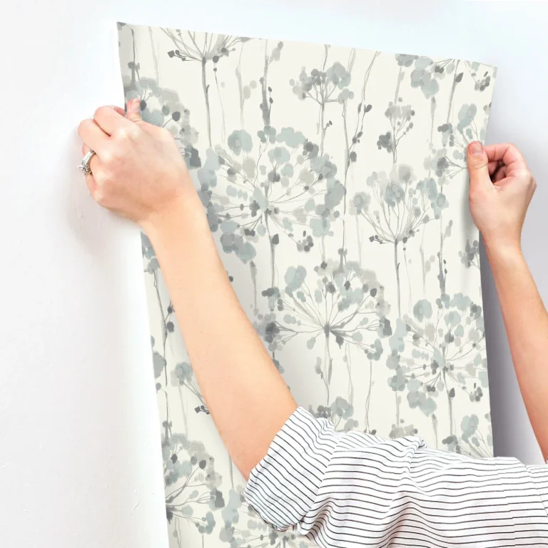 Candice Olson Flourish Wallpaper - Sheer Blue/Gray — Ảnh 2