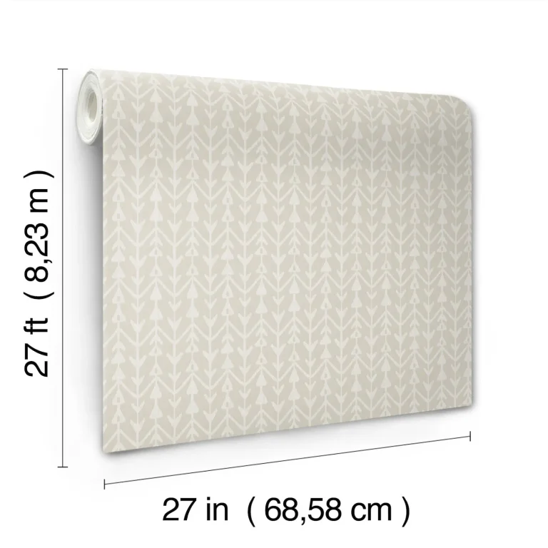 Martigue Stripe Wallpaper - Beige — Ảnh 3