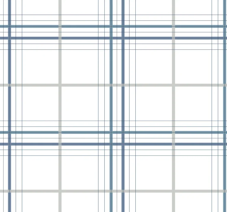 Ronald Redding Lakeside Plaid Tailored Wallpaper - Blue — Ảnh 3