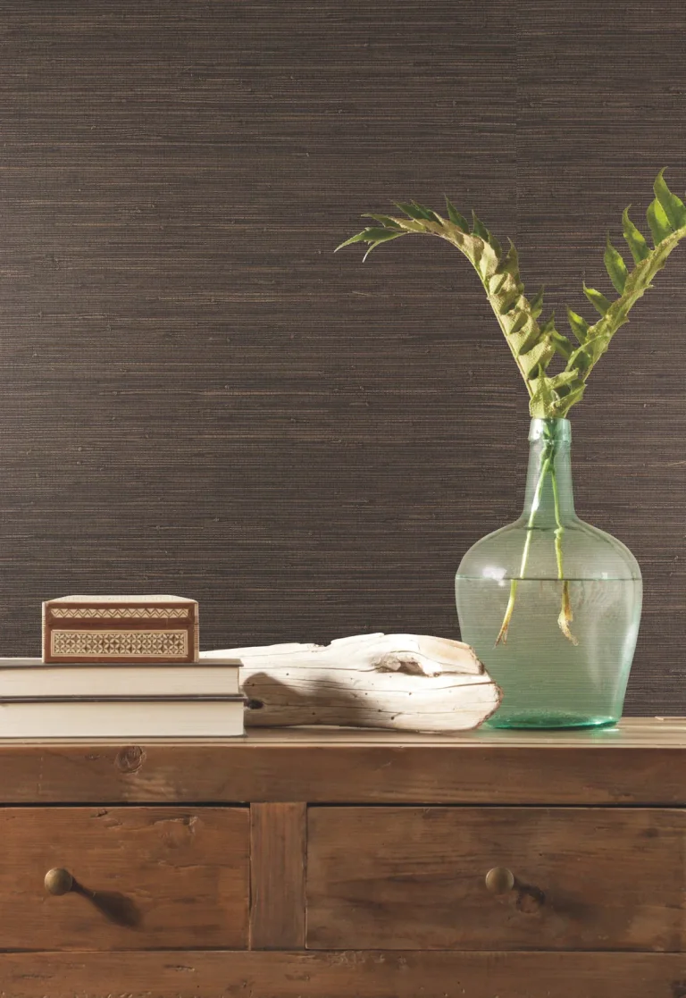 Knotted Grass Wallpaper - Brown — Ảnh 3