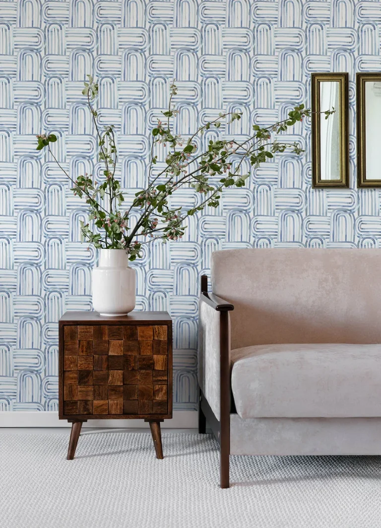Lolly Arches Wallpaper - Blue — Ảnh 5