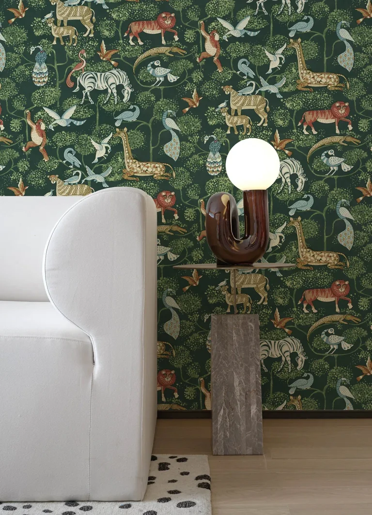 Rigby Jungle Animals Wallpaper - Green — Ảnh 5