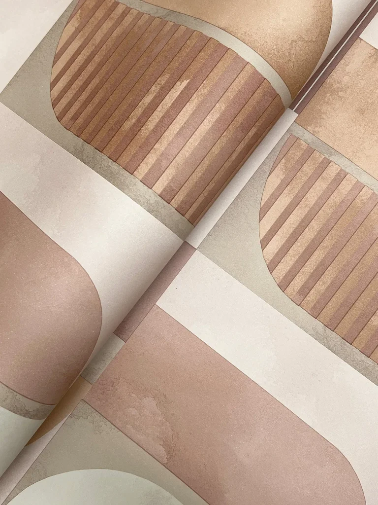 Otto Abstract Geometric Wallpaper - Terracotta — Ảnh 6