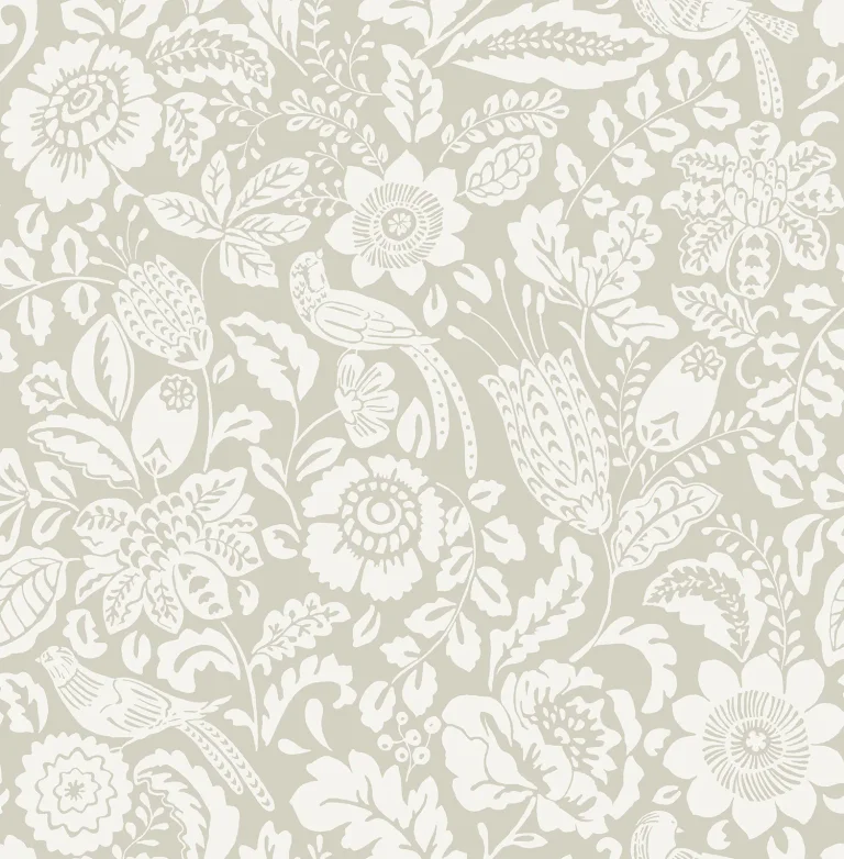Marta Floral Trail Wallpaper - Beige — Ảnh 5