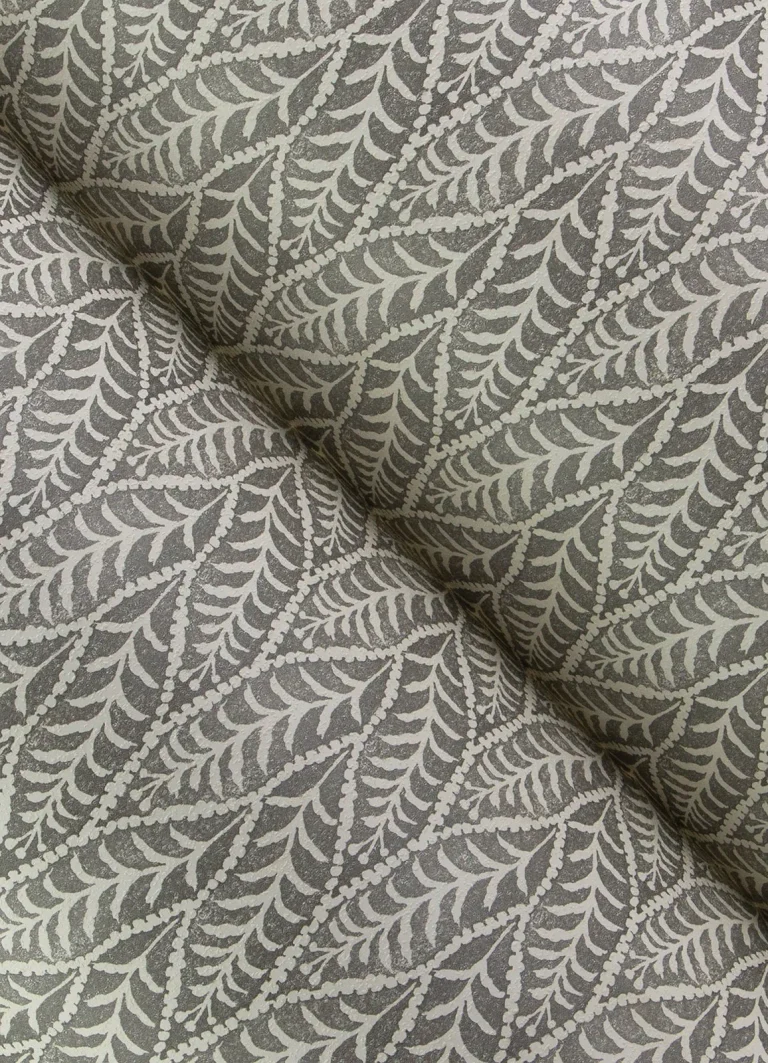 Chesapeake Coleus Leaves Wallpaper - Charcoal — Ảnh 3