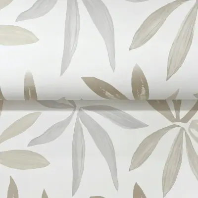 Little Garden Wallpaper - Neutral & Pearl