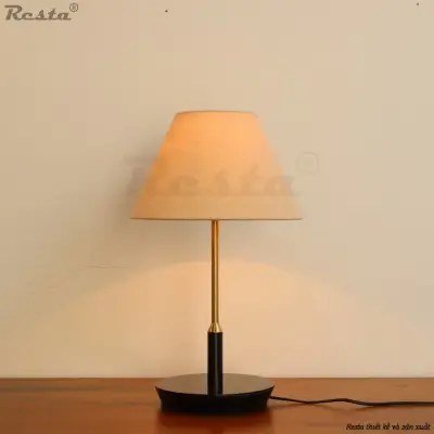Đèn bàn Resta 23 - Màu muối tiêu - Màu gold + đen