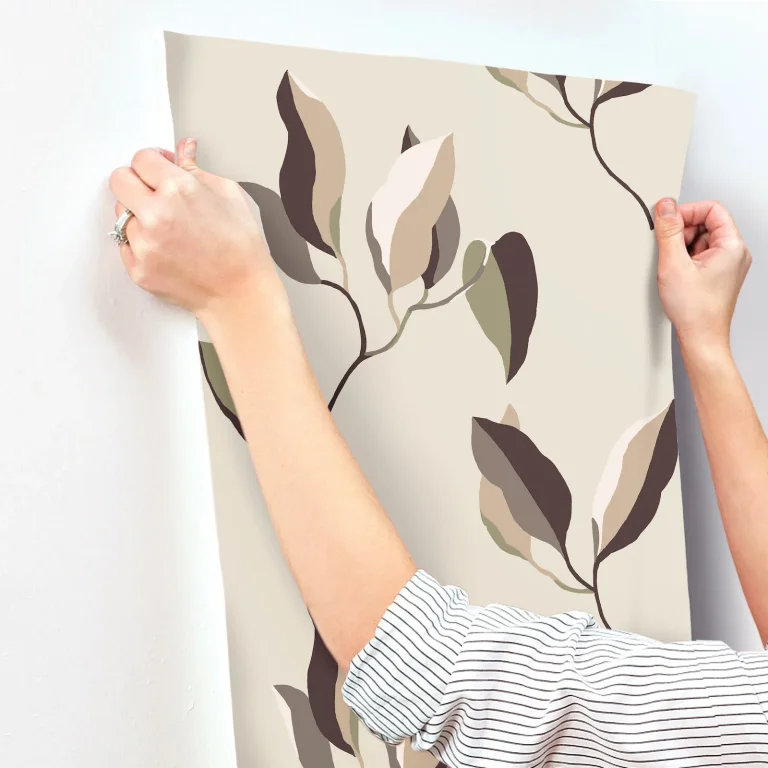 Brushwork Branches Wallpaper - Violet — Image 5