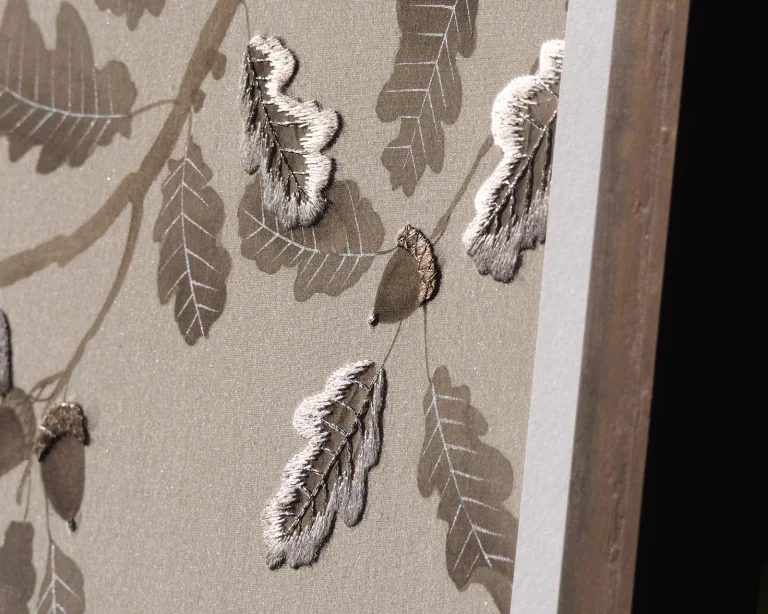 Fig Artwork - Oak Leaf - Small / Triptych / Standard — Ảnh 2