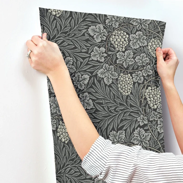 Vine Woodland Fruits Wallpaper - Denim — Ảnh 4