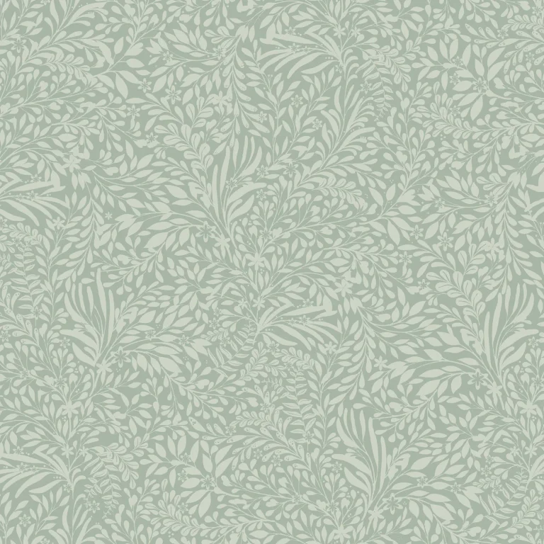 Kristina Botanical Wallpaper - Teal