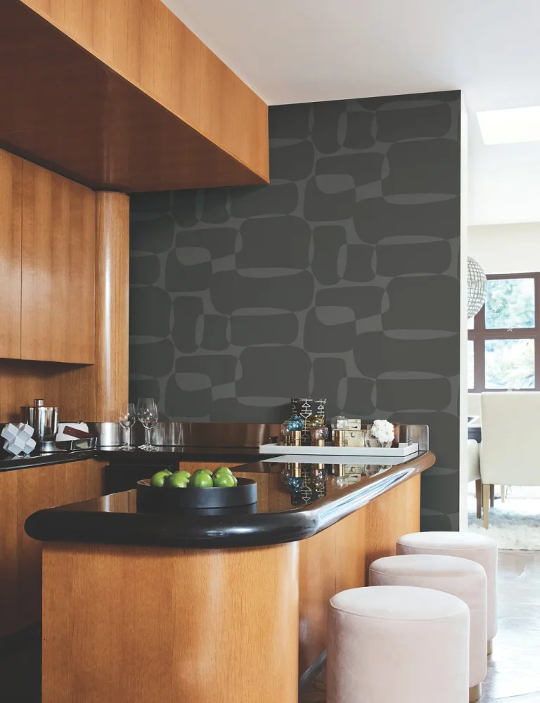 Block Wallpaper - Black/Metallic — Ảnh 6