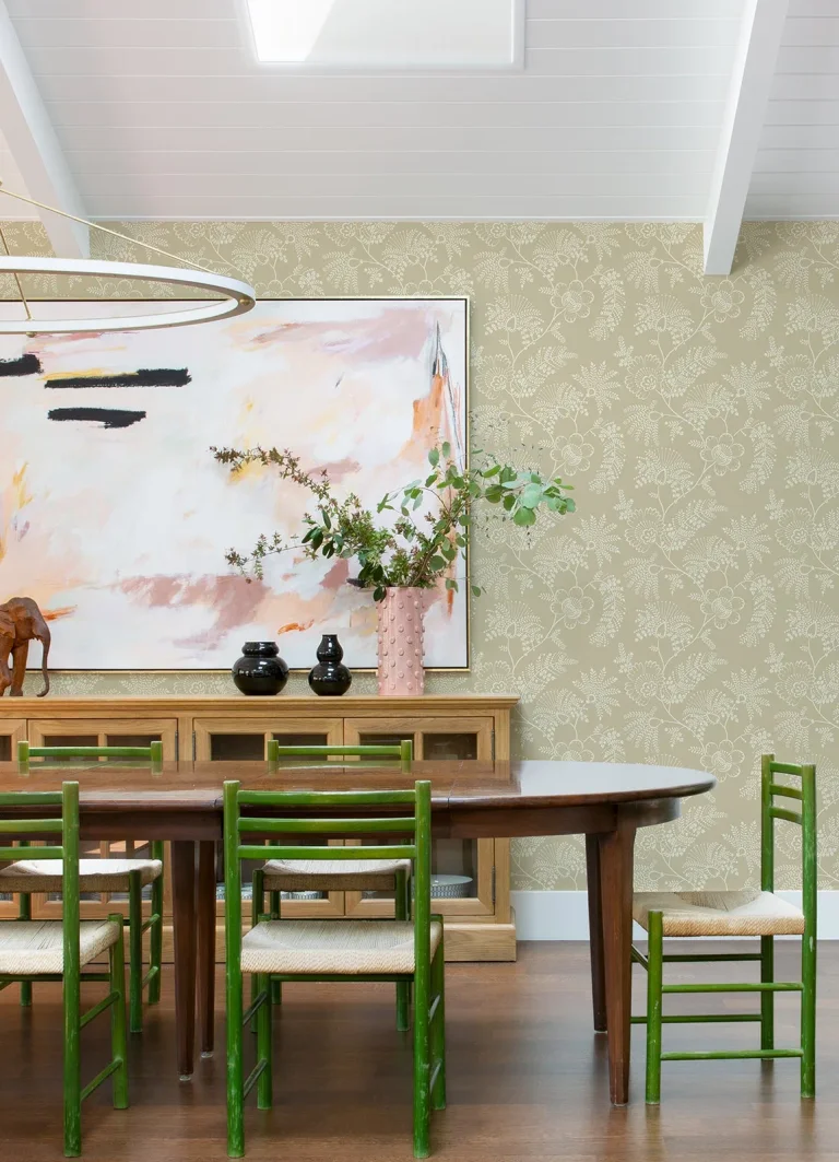 Maeve Jacobean Trail Wallpaper - Butter — Ảnh 3