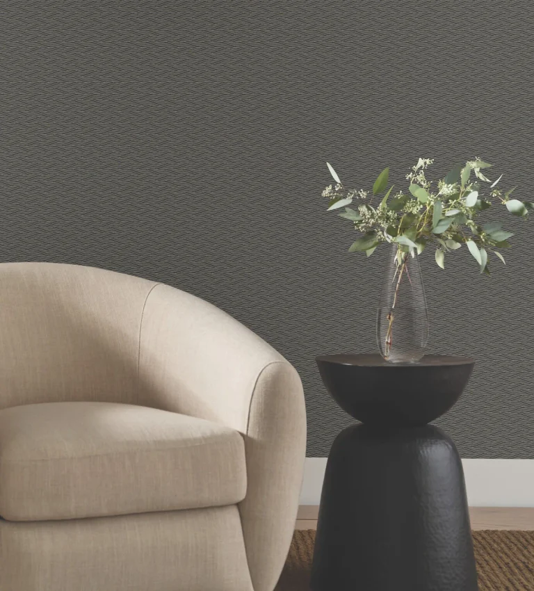 Candice Olson Elevated Waves Wallpaper - Black — Ảnh 4