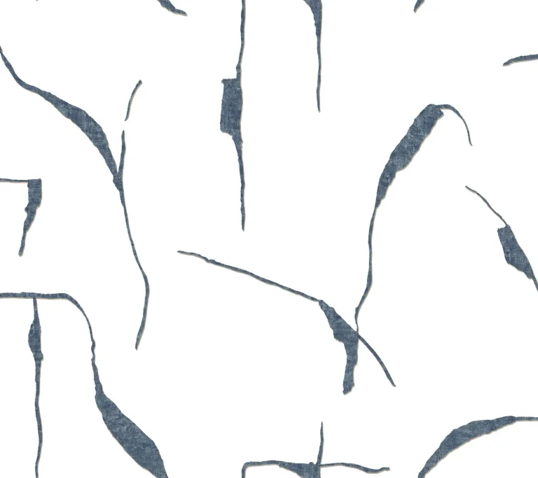 Nikki Chu Ivory Coast Peel and Stick Wallpaper - Navy & Glint — Ảnh 5