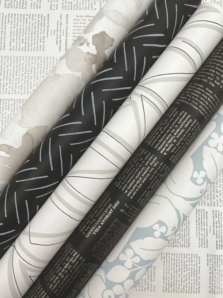 Magnolia Home Crafted Editorial Wallpaper - Charcoal — Ảnh 4