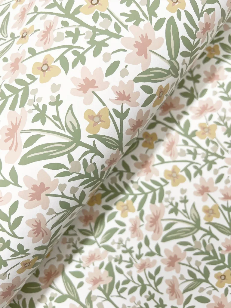 Rifle Paper Co. Sylvie Wallpaper - Blush — Ảnh 6