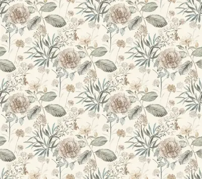 Midsummer Floral Wallpaper - Hazel