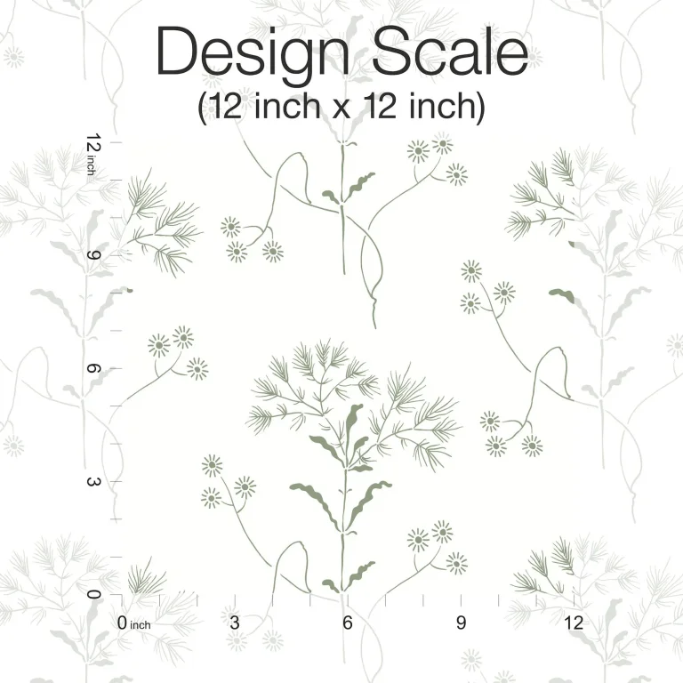Magnolia Home Wildflower Wallpaper - Green — Ảnh 7