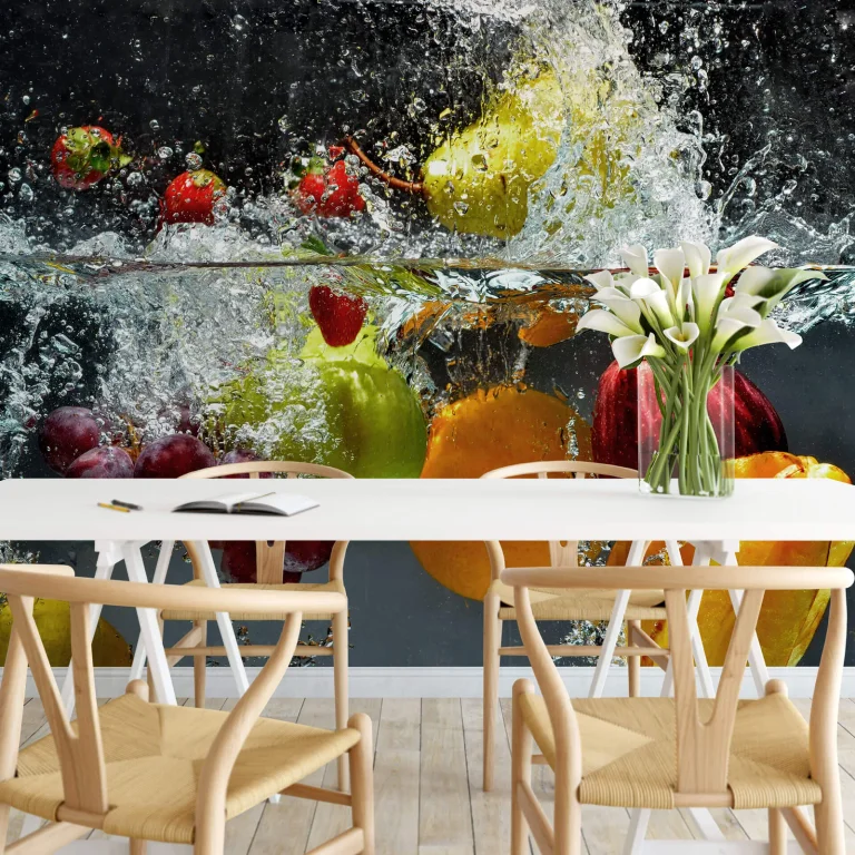 Refreshing Fruit - Wall Mural 5406 - 4 Panel - 192cm x 260cm — Ảnh 2