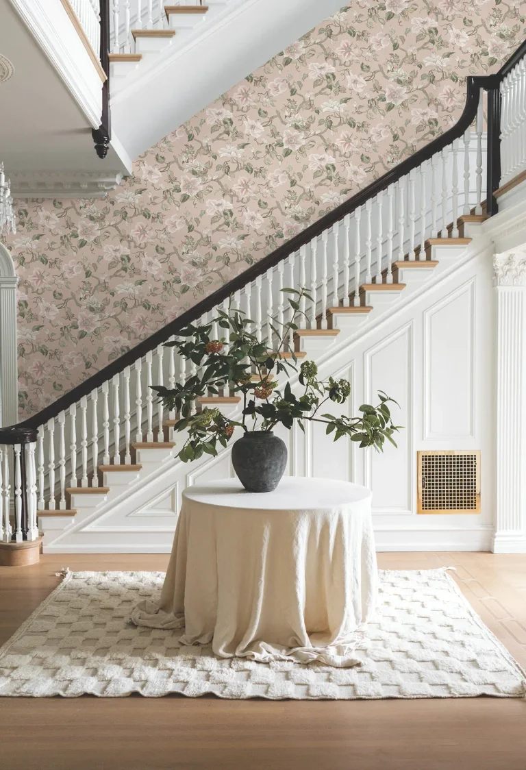 Ronald Redding Marguerite Vine Wallpaper - Blush — Ảnh 3