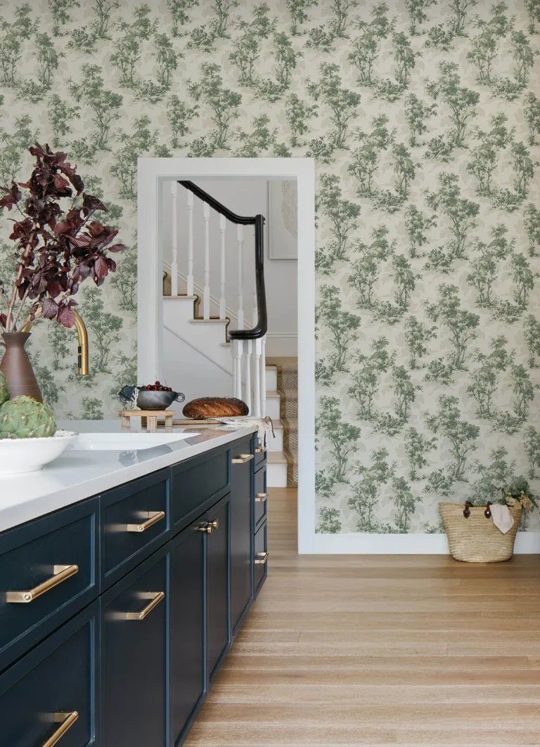 Chris Loves Julia Sainsbury Forest Wallpaper - Sage