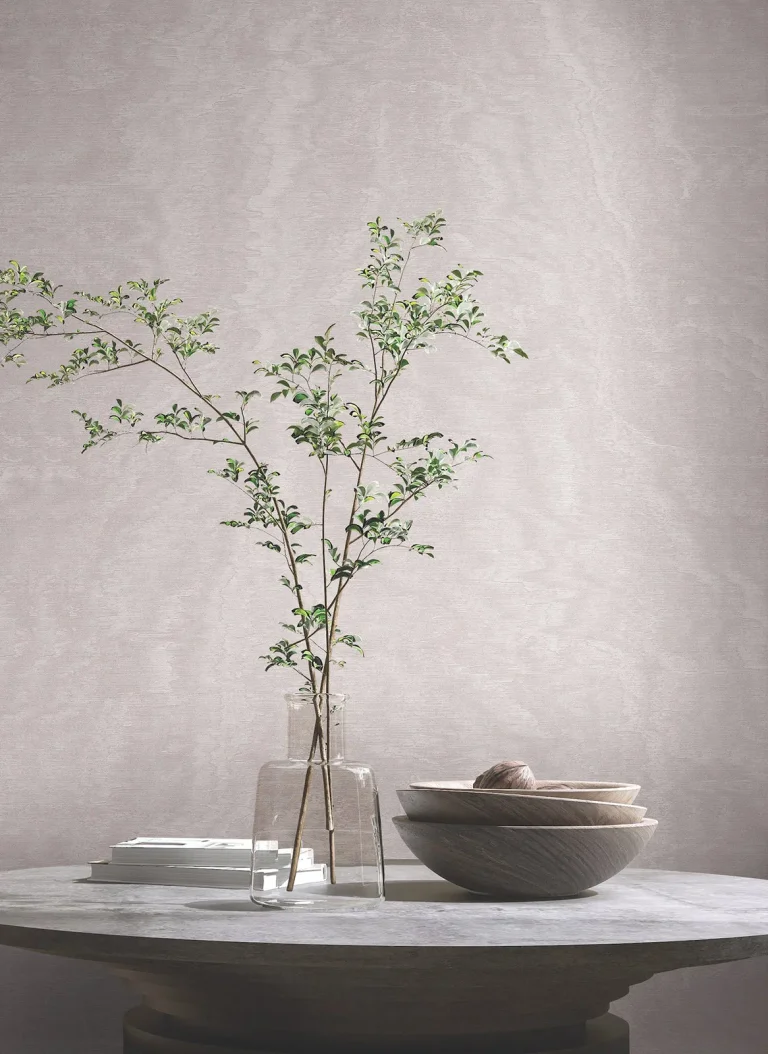 Shimmering Moire Textured Wallpaper - Dove — Ảnh 3