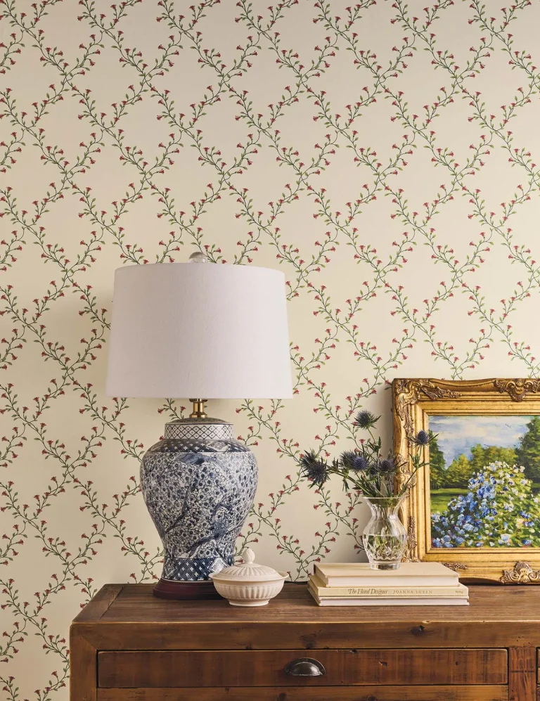Rifle Paper Co. Bellflower Wallpaper - Beige — Ảnh 5