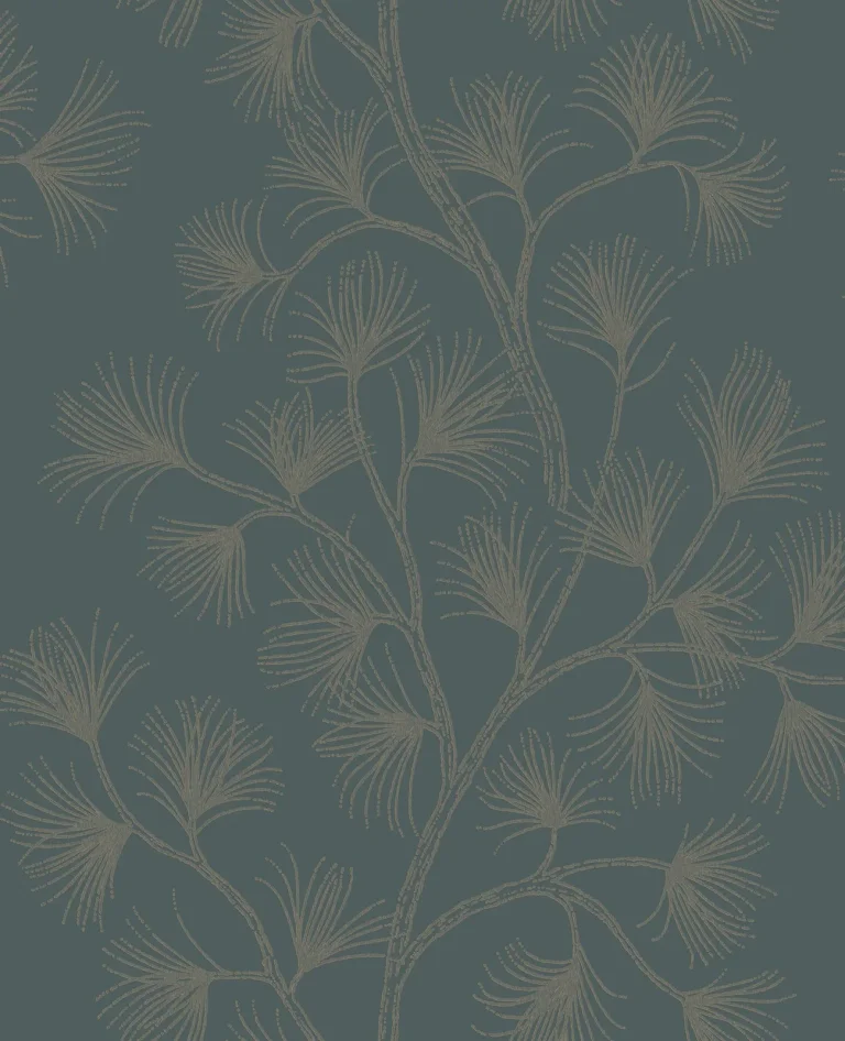 Kismine Botanical Trail Wallpaper - Slate — Ảnh 4